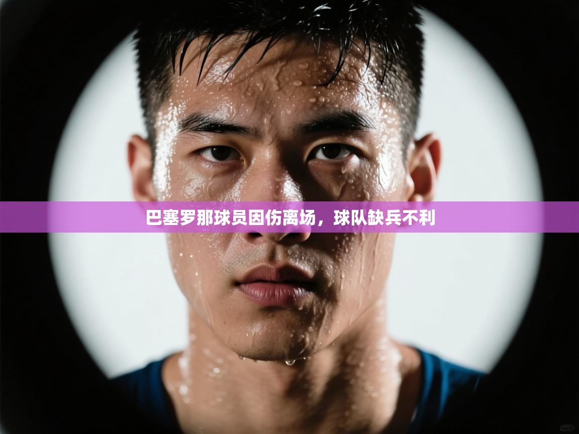 巴塞罗那球员因伤离场，球队缺兵不利  第1张